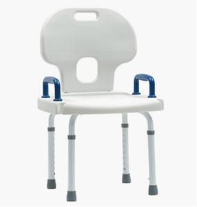 [대세엠케어] 등받이 착탈형 목욕의자 DH-40L (등받이착탈 보관용이,고무팁 미끄럼방지,의자양쪽 손잡이)